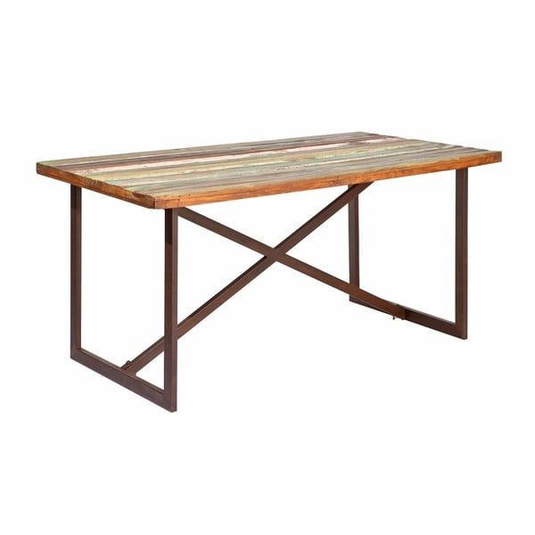 Stół z litego drewna 13Casa Industry, szerokość 160 cm