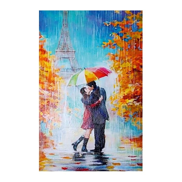 Obraz na płótnie Rainy Paris, 70 x 45 cm