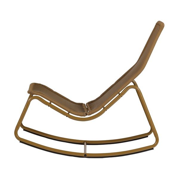 Fotel ogrodowy ze sztucznego rattanu w kolorze ochry Tom – WOOOD-image-2