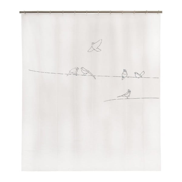Zasłona prysznicowa Birds, 200x180 cm