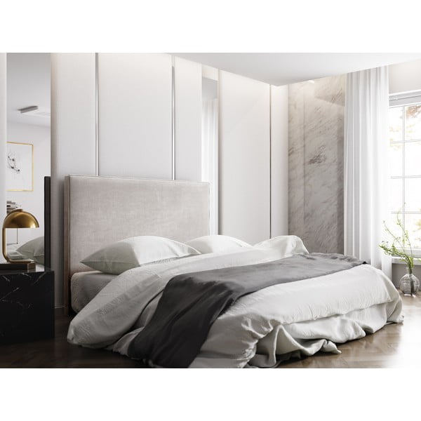 Beżowy zagłówek 200x120 cm Natalia – Milo Casa-image-3