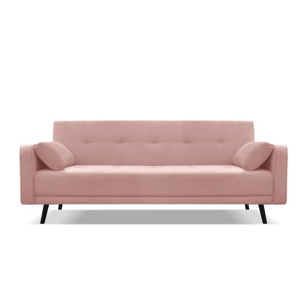 Różowa sofa rozkładana Cosmopolitan Design Bristol, 212 cm
