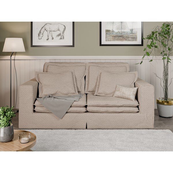 Beżowa sofa 196 cm Nora – Ropez-image-1