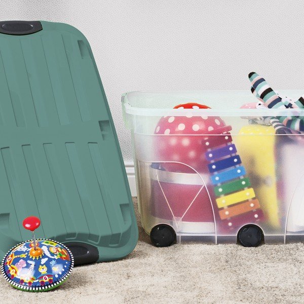 Plastikowy pojemnik z pokrywką Roller − Rotho-image-1