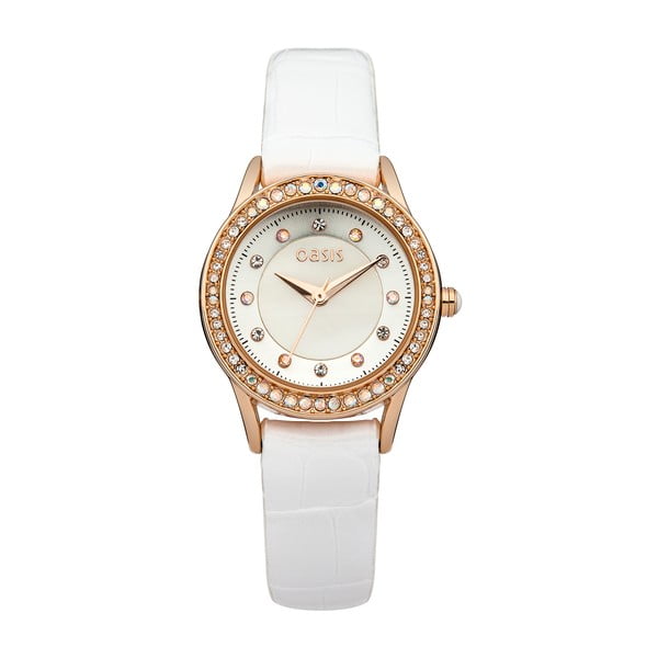 Biały zegarek damski Oasis Star