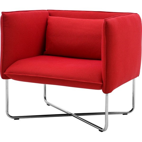 Czerwony fotel Softline Groove-image-2
