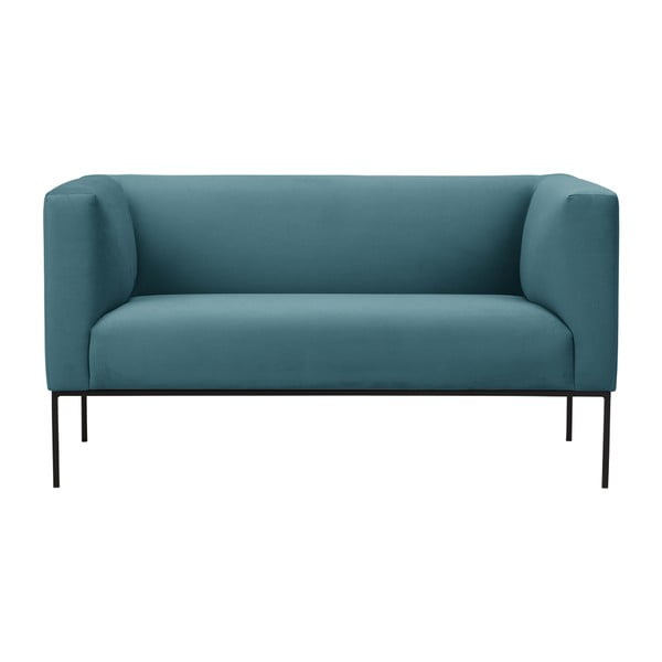 Turkusowa sofa Windsor & Co Sofas Neptune, 145 cm