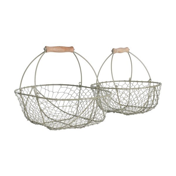 Zestaw metalowych koszyków Wirework, 2 szt.