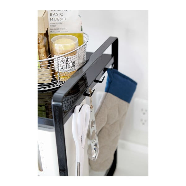 Czarna nastawiana półka kuchenna YAMAZAKI Tower-image-3