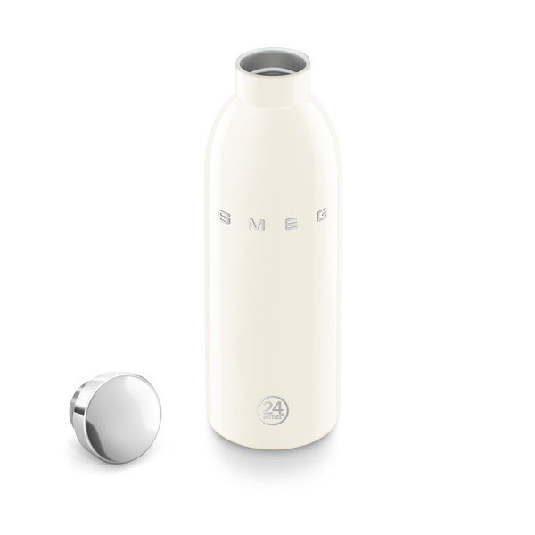 Kremowa butelka termiczna ze stali nierdzewnej 500 ml 24BOTTLES – SMEG-image-2