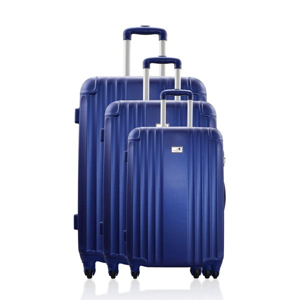 Komplet 3 walizek Valises Avec Blue