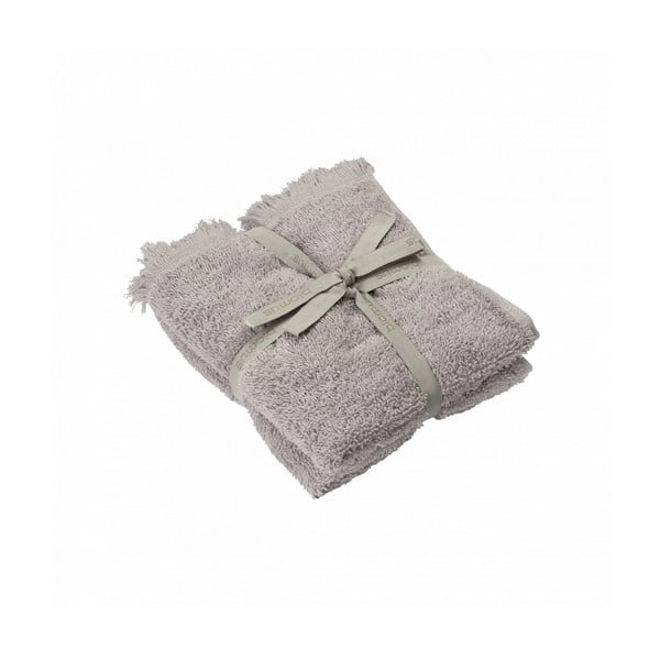 Jasnoszare bawełniane ręczniki zestaw 2 szt. 30x50 cm FRINO – Blomus