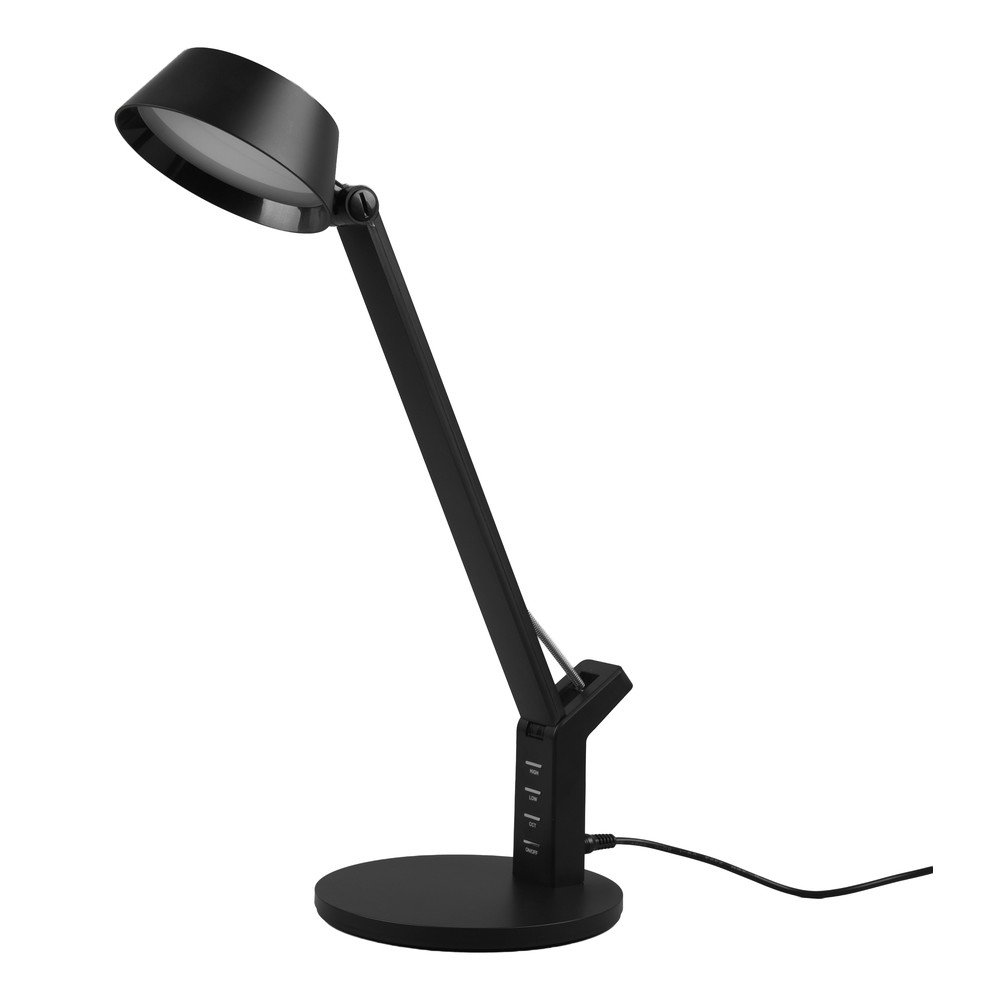 Lampa stołowa LED ze ściemniaczem w kolorze matowej czerni (wysokość 40 cm) Ava – Trio