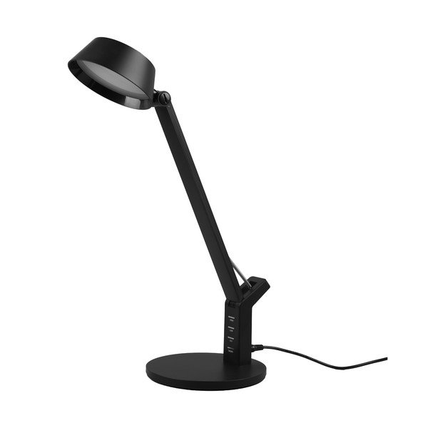 Lampa stołowa LED ze ściemniaczem w kolorze matowej czerni (wysokość 40 cm) Ava – Trio