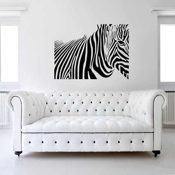 Naklejka ścienna Zebra, 120x90 cm