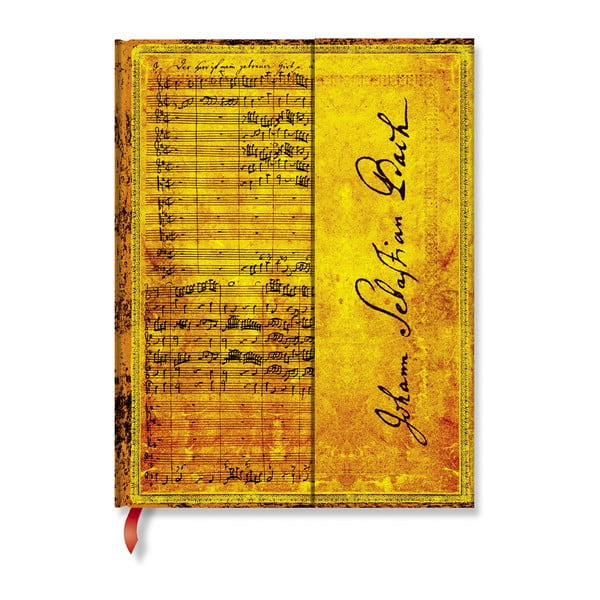 Notes w linie w twardej oprawie Paperblanks Bach, 18x23 cm