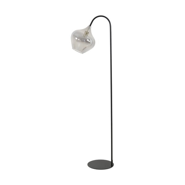 Czarna lampa stojąca (wysokość 160 cm) Rakel – Light & Living-image-2