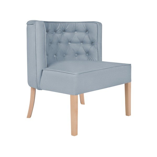 Błękitny fotel Micadoni Home Rigo-image-4