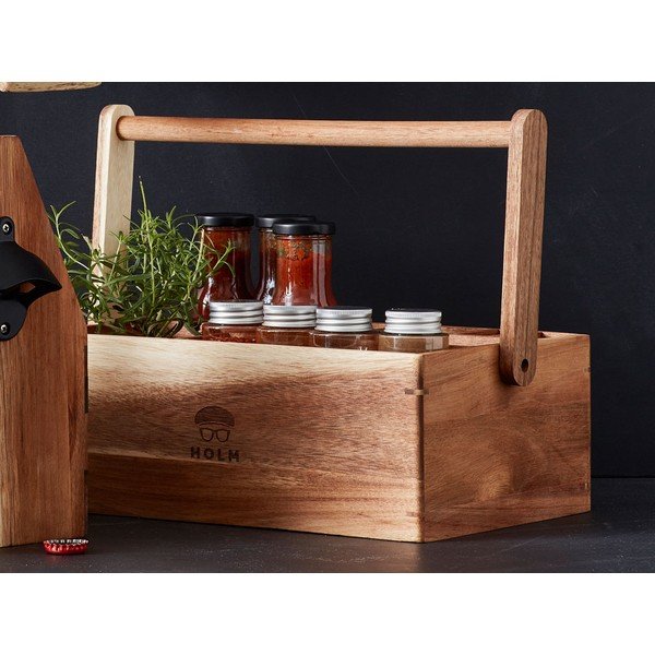 Drewniany stojak na przybory kuchenne – Holm-image-1