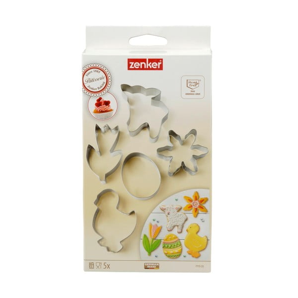 Zestaw 5 wielkanocnych foremek do wykrawania Zenker Spring-image-1