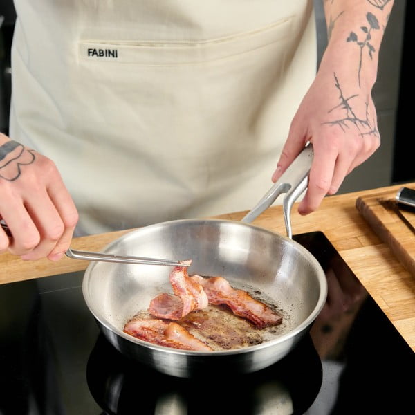Patelnia ze stali nierdzewnej ø 20 cm Lucca 3.0 – FABINI-image-1