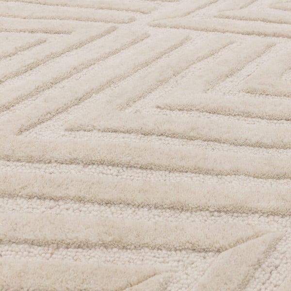 Kremowy dywan wełniany 200x290 cm Hague – Asiatic Carpets-image-3