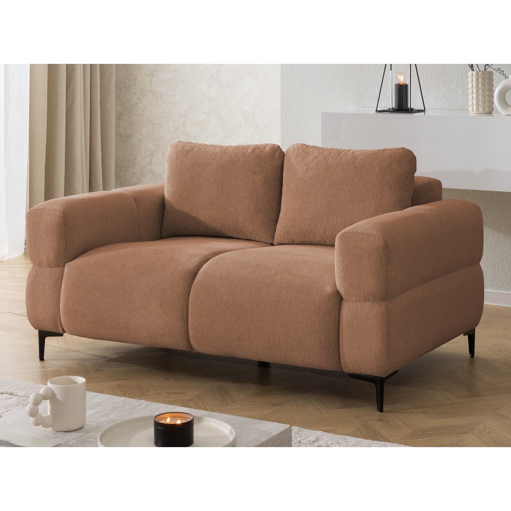 Sofa w kolorze terakoty 154 cm Helio – Ropez (zdjęcie 5)