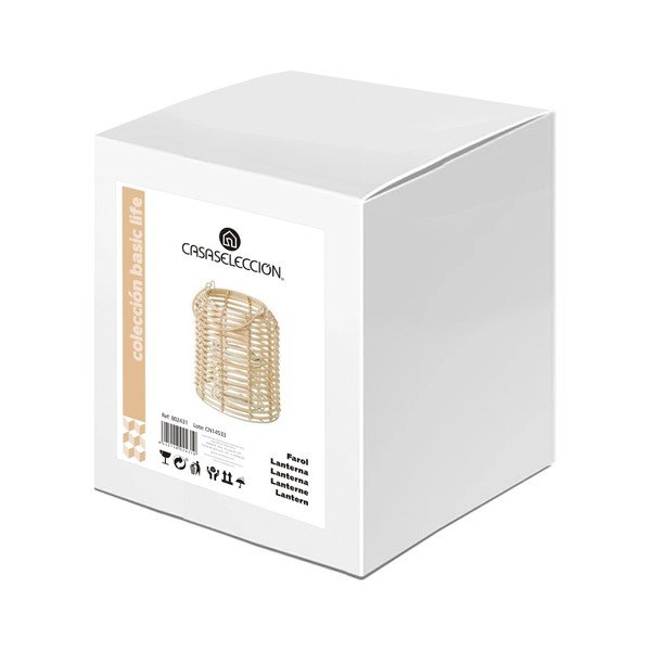 Rattanowy lampion Natural Way – Casa Selección-image-4