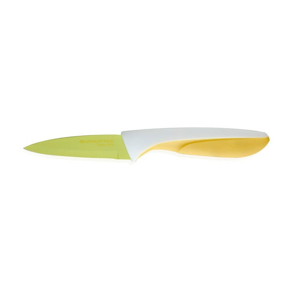 Żółto-zielony nóż do wycinania Brandani Anti-Stick