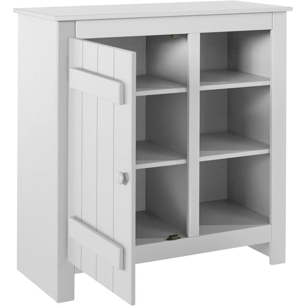 Biała szafka z litego drewna sosnowego 90x90 cm Bertram – Støraa-image-3