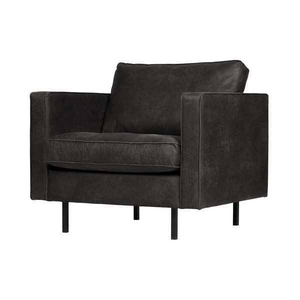 Czarny fotel Rodeo – WOOOD