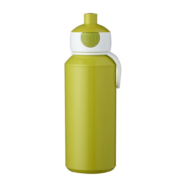 Jasnozielona butelka na wodę Mepal Pop-Up, 400 ml