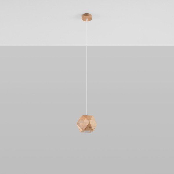 Lampa wisząca w naturalnym kolorze ø 12 cm Vige – Sollux-image-2