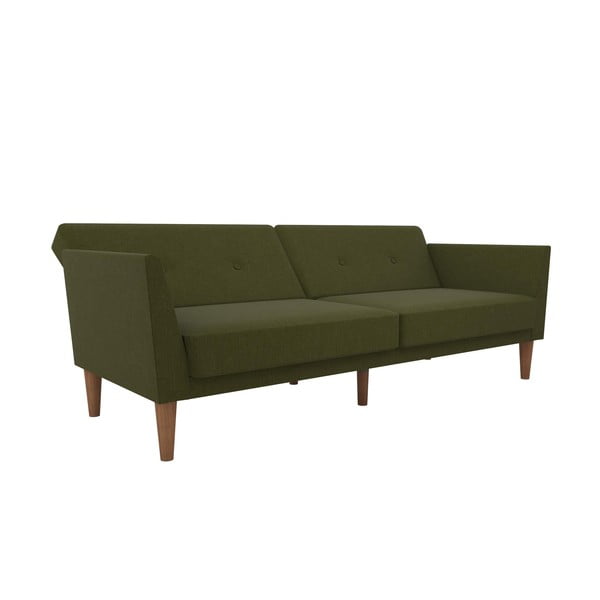 Zielona rozkładana sofa 205 cm Regal – Novogratz-image-1