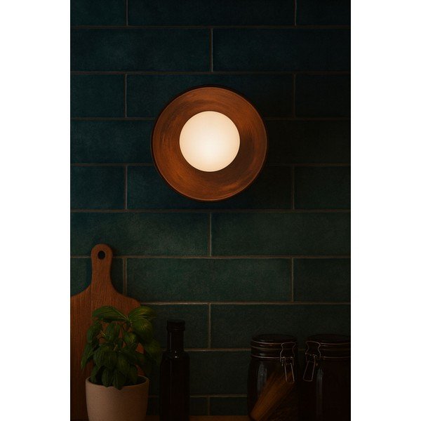 Brązowy kinkiet ø 24 cm Elsa – Opviq lights-image-3