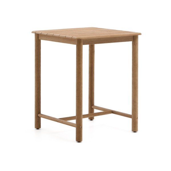 Ogrodowy stolik barowy z litego drewna akacjowego 78x78 cm Sori – Kave Home