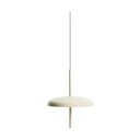 Jasnoszara lampa sufitowa LED ze ściemniaczem z metalowym kloszem ø 16 cm Porte – Kave Home