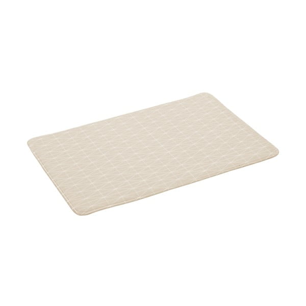 Beżowy dywanik łazienkowy z mikrowłókna Unimasa, 70x45 cm
