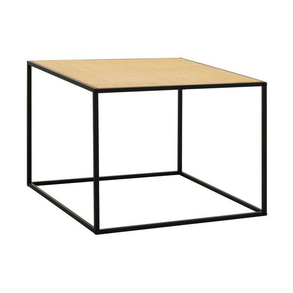 Rattanowy stolik w naturalnym kolorze 60x60 cm Depok – Premier Housewares