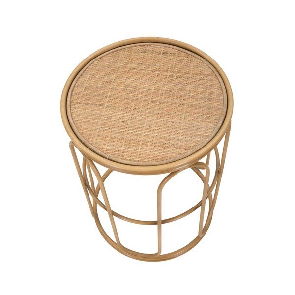 Rattanowy okrągły stolik Samui – Mauro Ferretti-image-2