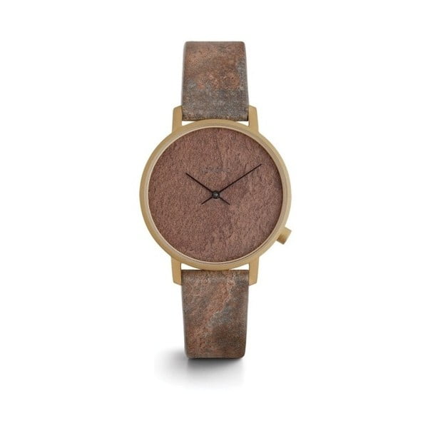 Brązowy zegarek damski ze skórzanym paskiem Komono Harlow