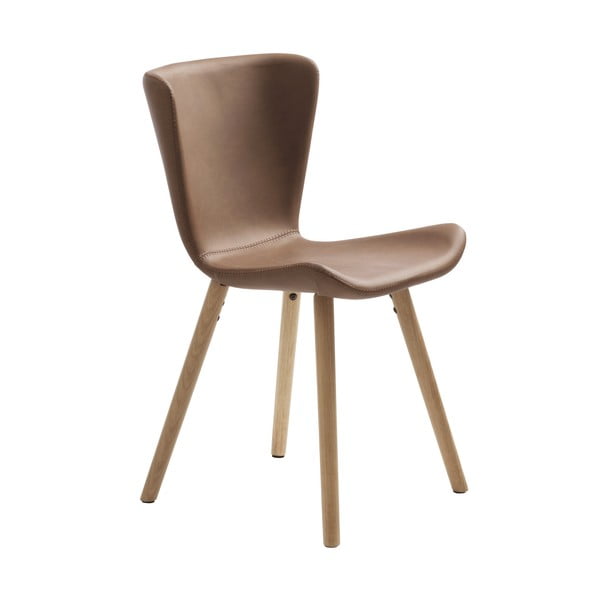 Koniakowe krzesło z imitacji skóry Teslin – Unique Furniture