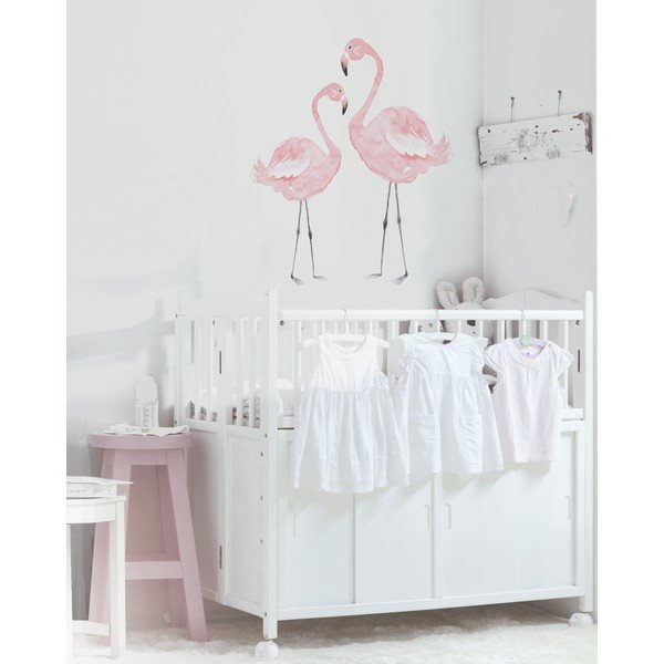 Naklejka ścienna Dekornik Flamingos, 55x55 cm-image-1