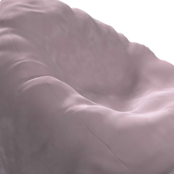 Różowy worek do siedzenia Posh Velvet – Yellow Tipi-image-1