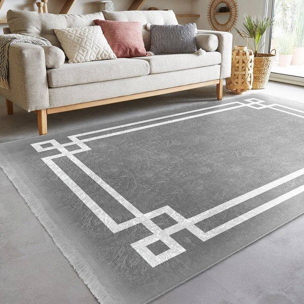 Szary dywan 160x230 cm – Mila Home-image-1