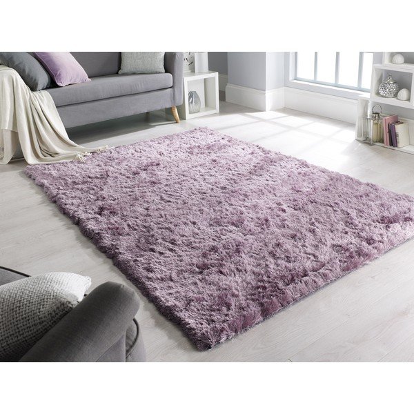 Fioletowy chodnik Flair Rugs Shadow, 75x150 cm-image-1