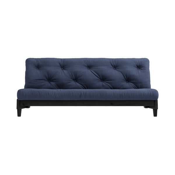 Sofa rozkładana z ciemnoniebieskim pokryciem Karup Design Fresh Black/Navy