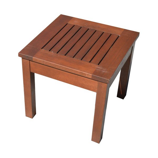 Stolik ogrodowy z litego drewna eukaliptusowego 40x40 cm Sonora – Garden Pleasure-image-1