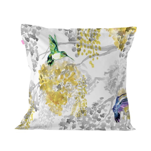 Poszewka na poduszkę z czystej bawełny Happy Friday Mimosa, 60x60 cm