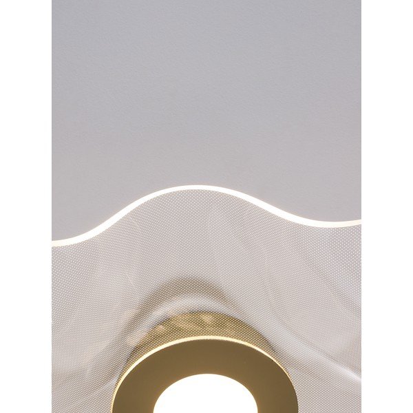 Aluminiowa lampa sufitowa LED w kolorze złota z kloszem ze szkła akrylowego 50x50 cm Siderno – Nova Luce-image-2